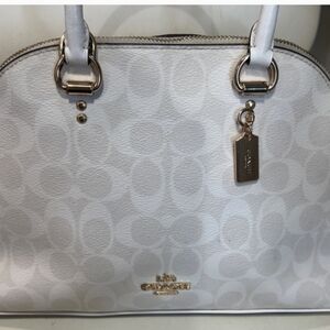 Coach White Women's Bag and Wallet Set